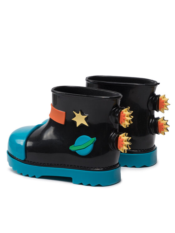 Melissa Melissa Gumene čizme Mini Melissa Rain Boot + Fabula 33676 Crna