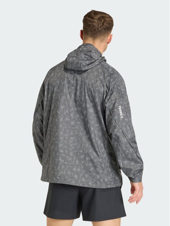 adidas adidas Wiatrówka 163160 Szary Loose Fit