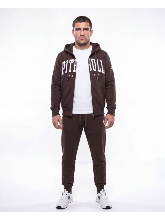 PITBULL PITBULL Bluza NORTON Brązowy Regular Fit