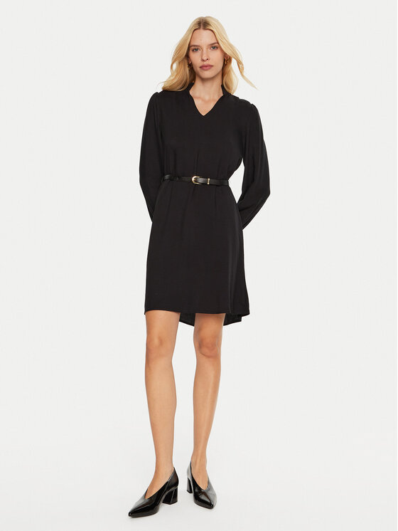 Artigli Artigli Sukienka codzienna ACAB000455 Czarny Regular Fit
