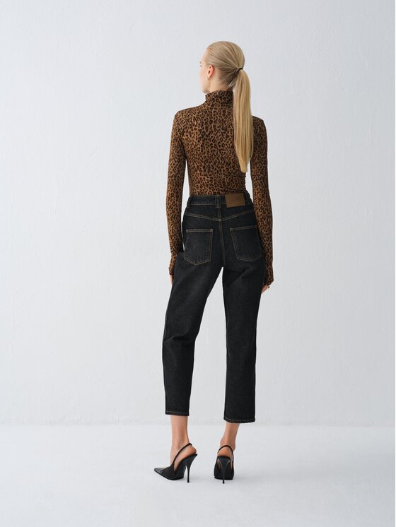 La Mania La Mania Jeans RIFFE Nero Basic Fit