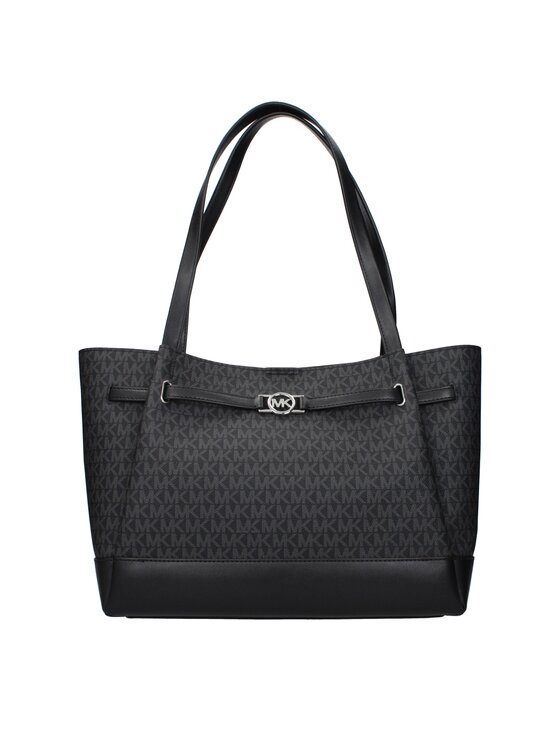 Michael Kors Michael Kors Torebka Black Fabric Shoulder Czarny