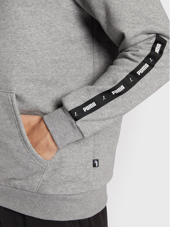 Puma Puma Bluza Essential+ Tape 849040 Szary Regular Fit
