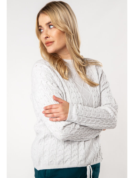 QUIOSQUE QUIOSQUE Svetr Quiosque 6RS009230 Šedá Regular Fit