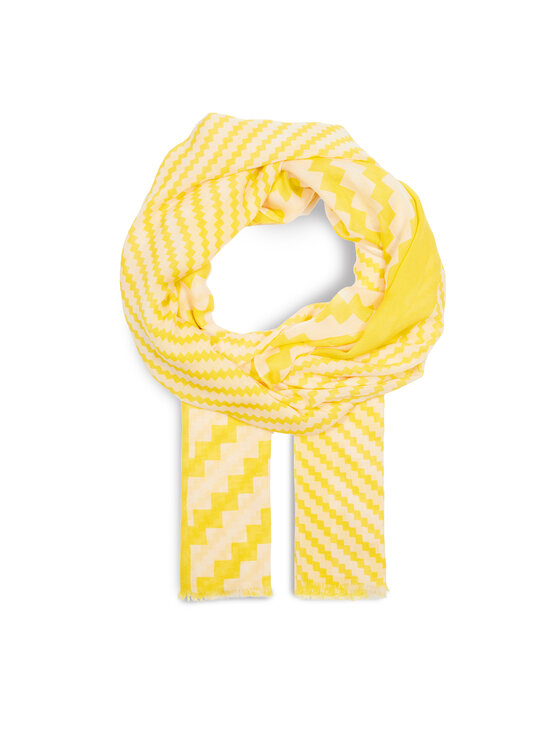 Tommy Hilfiger Ruta Essential Flag Scarf AW0AW15787 Rumena