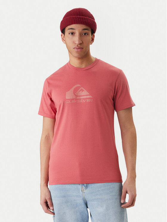 Quiksilver Quiksilver T-Shirt Ev Comp Logo EQYZT08182 Červená Regular Fit