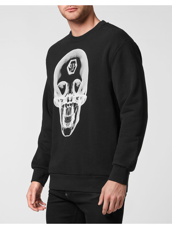 PHILIPP PLEIN PHILIPP PLEIN Bluza 423 Czarny Regular Fit