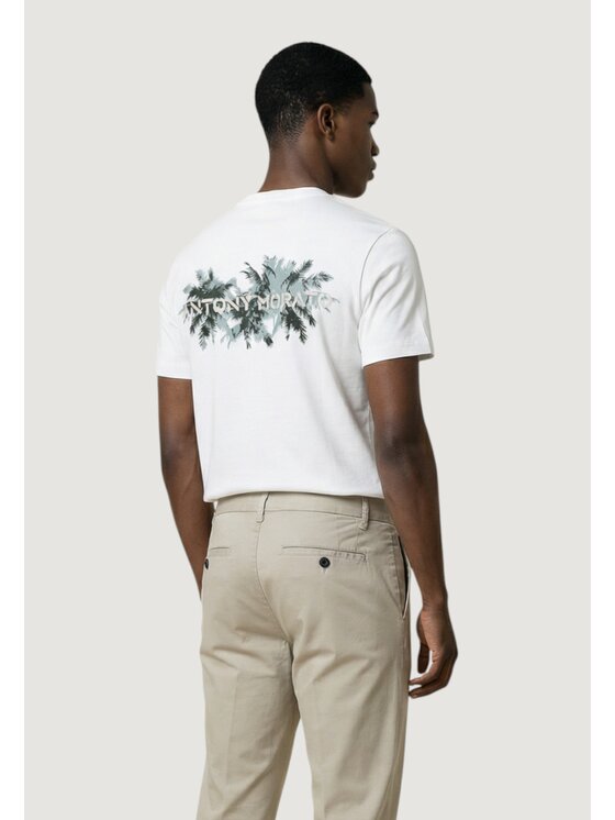 Antony Morato Antony Morato T-shirt REGULAR FIT WITH PRINT Bianco Regular Fit