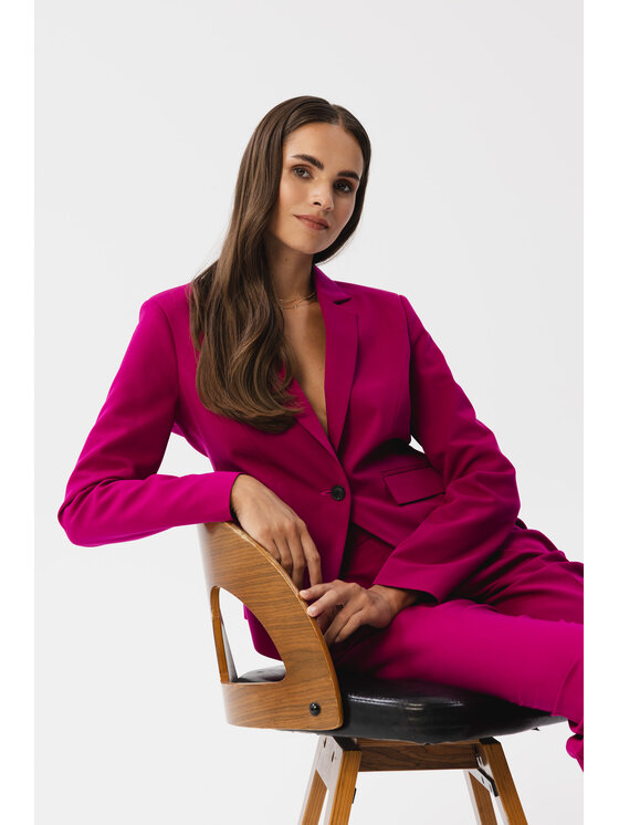 Stylove Stylove Giacca da abito S353 Viola Modern Fit