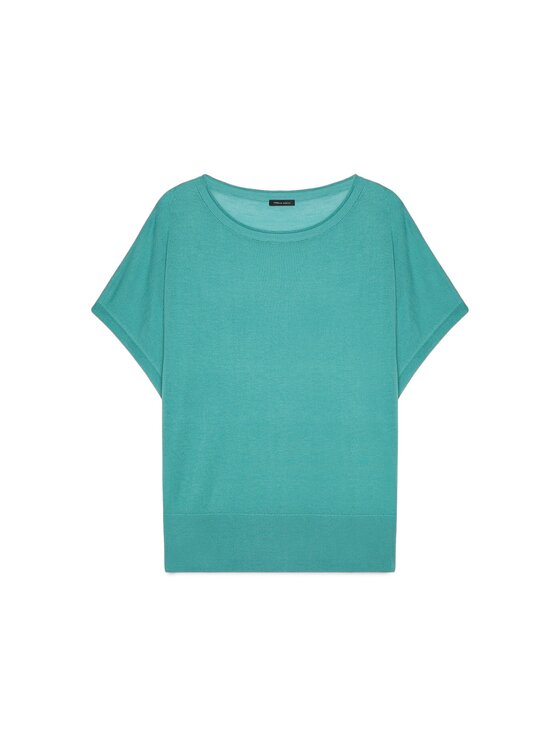 Fiorella Rubino Fiorella Rubino Maglione M226L008505N014 Turchese Boxy Fit