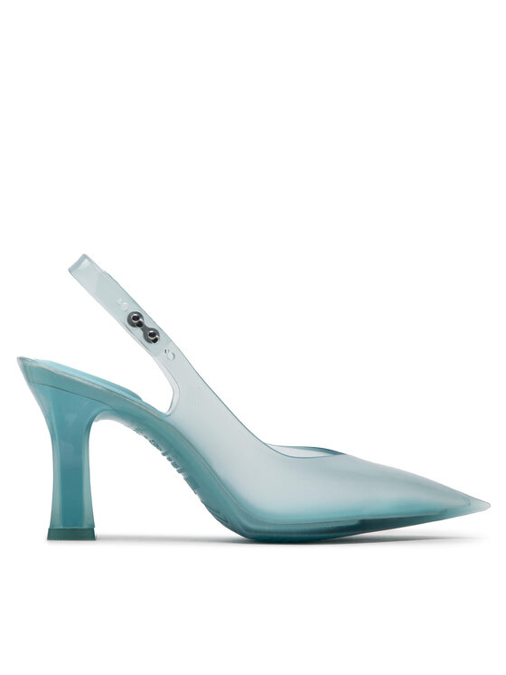 Sandały, rozmiar 39, Niebieskie, Slingback Heel + Larroude 33606