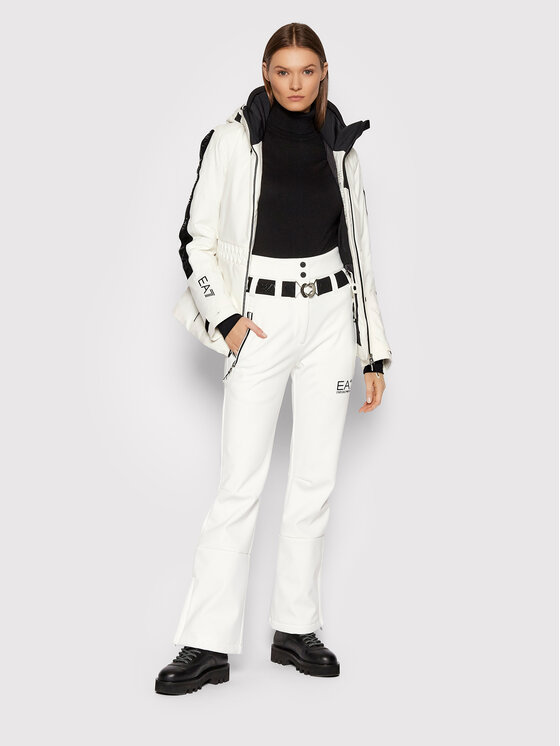 EA7 Emporio Armani Pantalon jogging 6KTP03 TN8HZ 1150 Blanc Regular Fit Modivo