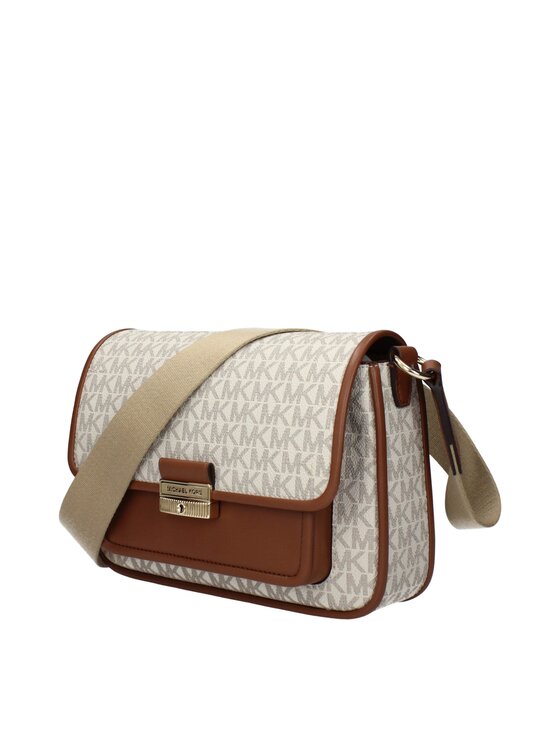 Michael Kors Michael Kors Torebka Beige Fabric Crossbody Beżowy