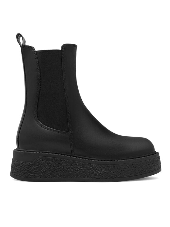 Badura Badura Klassische Stiefeletten BIBAO-0701 Schwarz