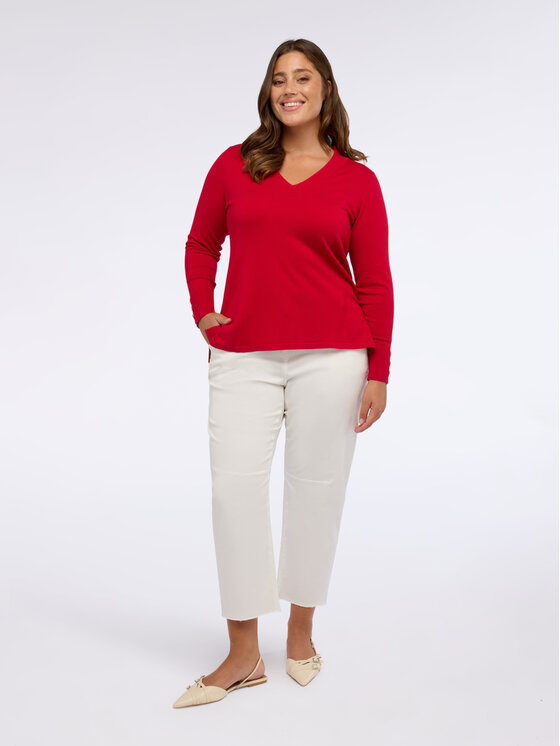 Fiorella Rubino Fiorella Rubino Maglione M629L008003N016 Rosso Regular Fit