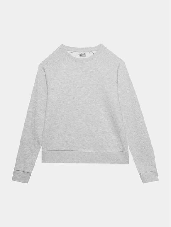 4F 4F Sweatshirt 4FWSS24TSWSF0954 Grau Regular Fit