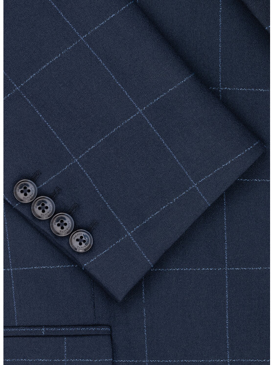 Pako Lorente Pako Lorente Marynarka P23WF-3X-023 Granatowy Slim Fit