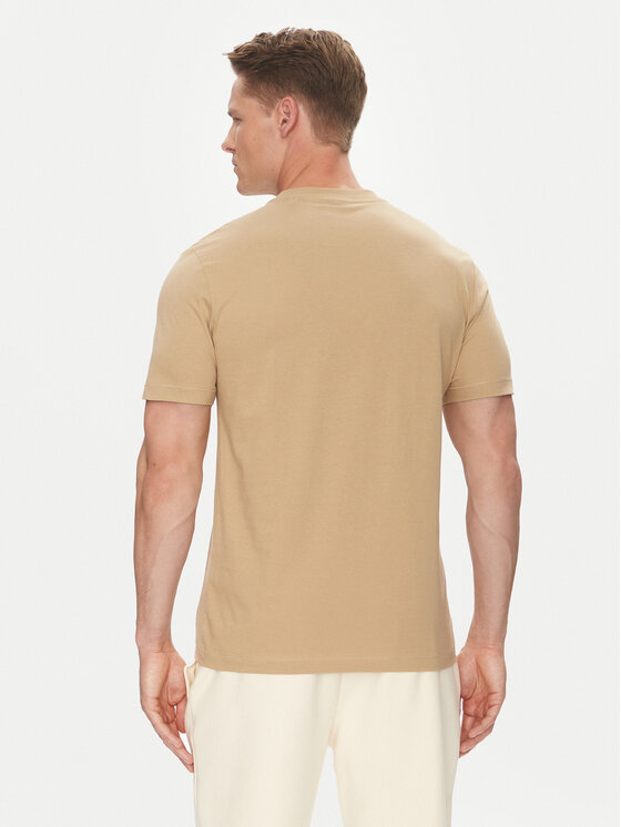HUGO HUGO T-Shirt Dusplit 50542784 Beżowy Regular Fit