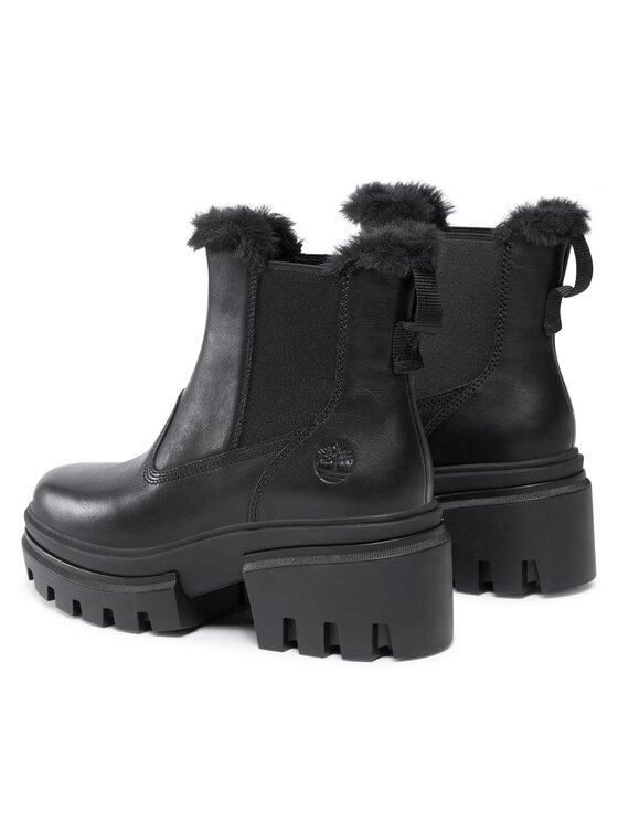 Timberland Timberland Botine Everleigh Bt Wrm Ln Chls TB0A5ZNV0151 Negru