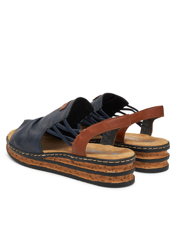 Rieker Rieker Sandale 62962-14 Tamnoplava