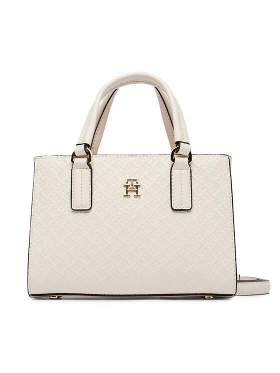 Tommy Hilfiger Tommy Hilfiger Kabelka Th Daily Mini Tote Mono AW0AW18416 Bílá