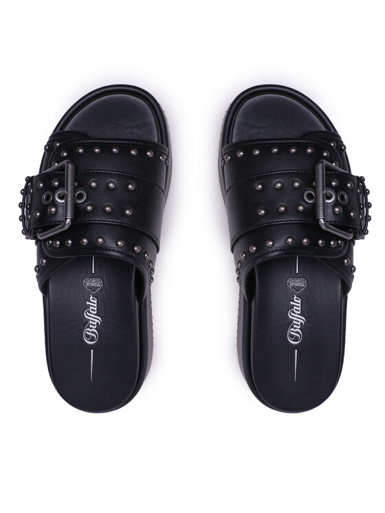 Buffalo Buffalo Șlapi Noa Rock Slide BN16021491 Negru