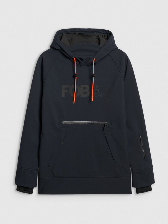 4F 4F Kurtka snowboardowa FOB Czarny Regular Fit