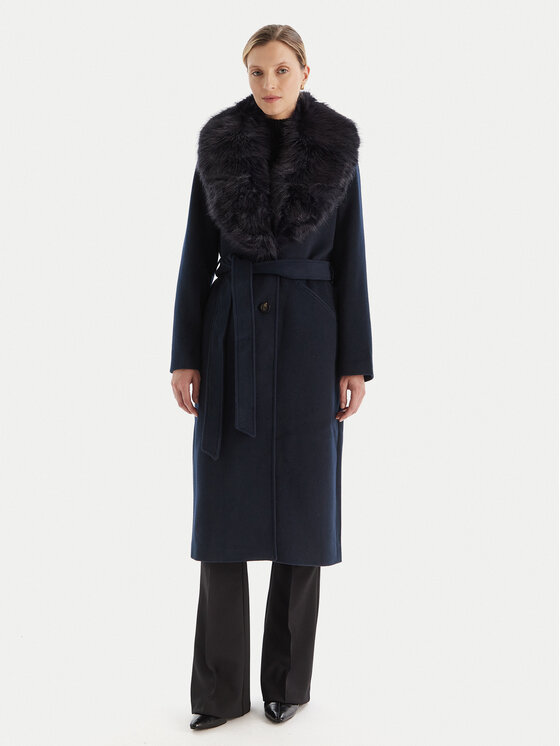 MICHAEL Michael Kors MICHAEL Michael Kors Wollmantel 77A7141M21 Dunkelblau Regular Fit