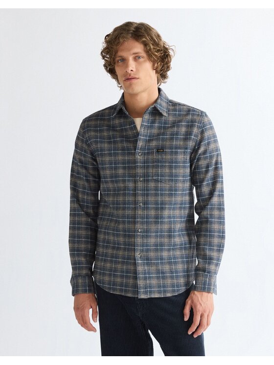 Wrangler Wrangler Koszula 1 PKT SHIRT Kolorowy Regular Fit