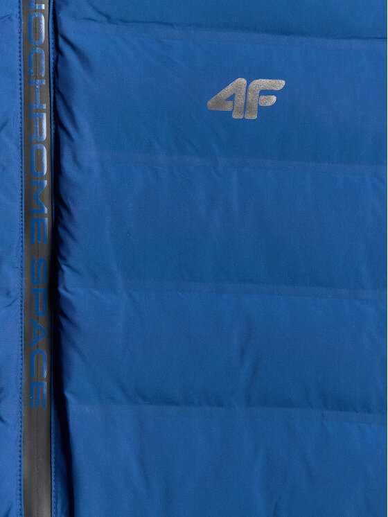 4F 4F Kamizelka MIDSHOP TEXTILE Granatowy Regular Fit