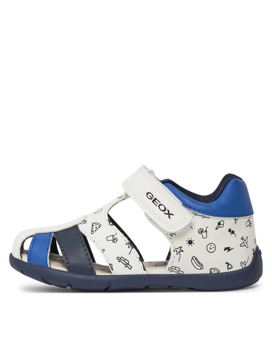 Geox Geox Σανδάλια B Elthan Boy B451PC 000BC C0293 Λευκό