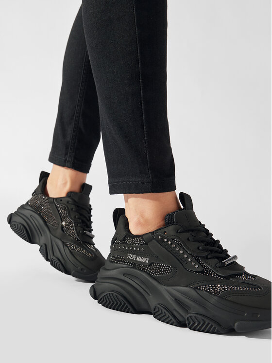 Steve Madden Steve Madden Сникърси Possesionr SM11002270-001 Черен