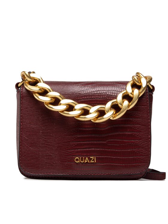 QUAZI QUAZI Ročna torba MQR-J-016-02 Bordo rdeča