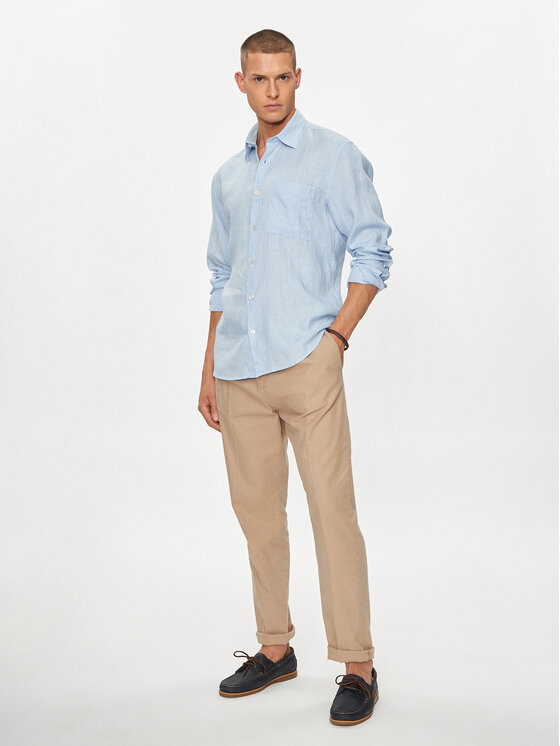 Marc O'Polo Marc O'Polo Cămașă M23 7428 42318 Albastru Regular Fit