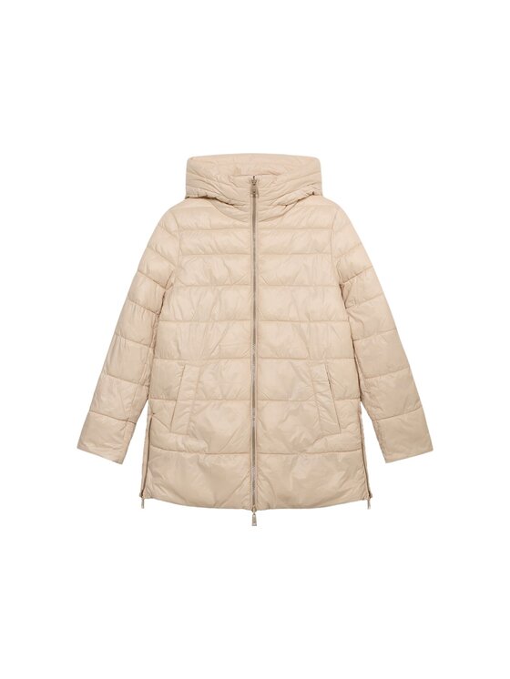 Oltre Oltre Giubbotto piumino F009R001490N002 Écru Slim Fit