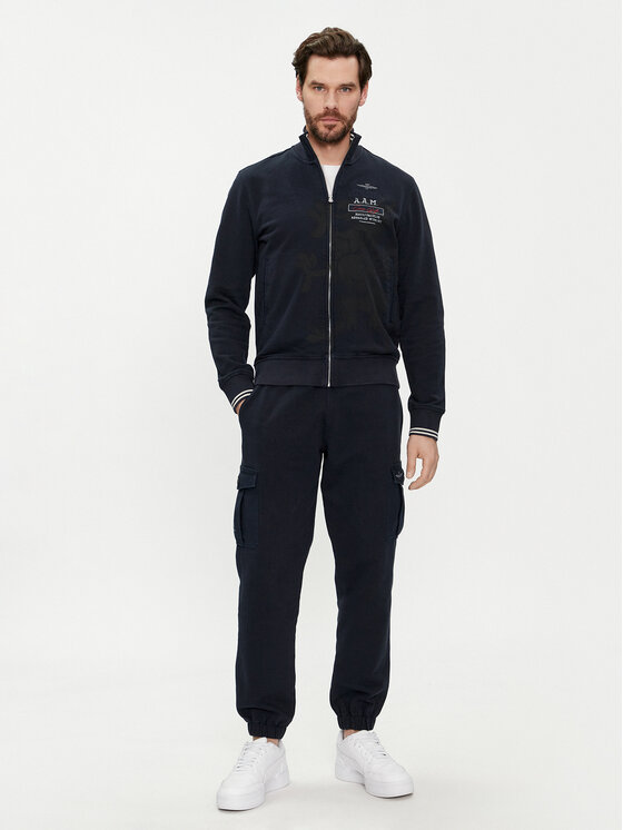 Aeronautica Militare Aeronautica Militare Trenerka 241TF050F511 Tamnoplava Regular Fit