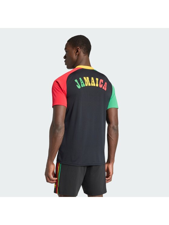 adidas adidas Koszulka techniczna Jamaica 26 x Bob Marley Away Pre Match Jersey Czarny Slim Fit