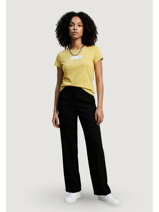 Armani Exchange Armani Exchange T-shirt XW002327 AF10358 Giallo Casual Fit