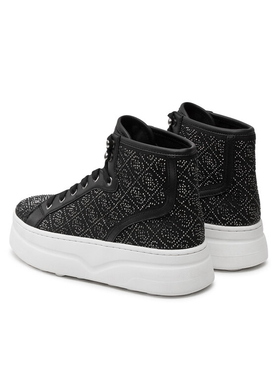 Guess Guess Sneakersy Queenly FLTQUE FAL12 Czarny