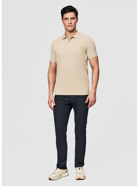 Pako Lorente Pako Lorente Polo P26SF-TX-001 Beżowy Classic Fit