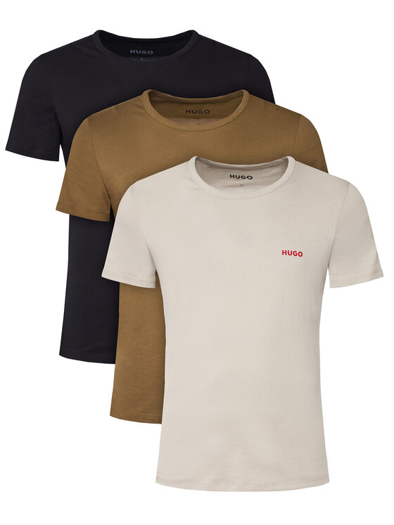 HUGO HUGO Set di 3 T-shirt 50532811 Multicolore Regular Fit