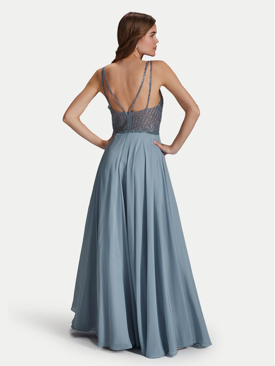 Hey Kyla Hey Kyla Rochie de seară 5AI056HK Albastru Regular Fit
