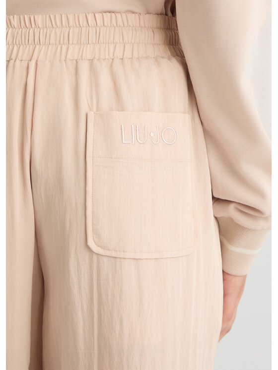 Liu Jo Liu Jo Spodnie materiałowe TA5127T292141305 Beżowy Regular Fit