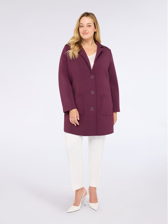 Fiorella Rubino Fiorella Rubino Cappotto 0216T000317N036 Bordeaux Regular Fit