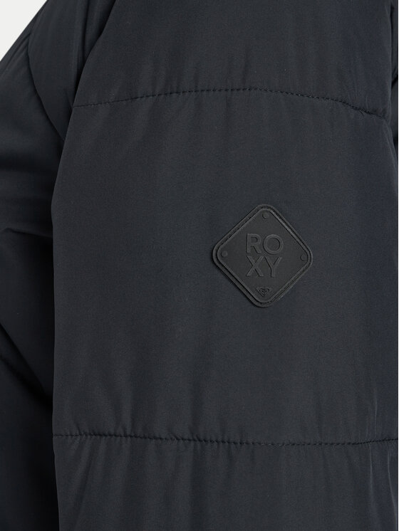 Roxy Roxy Μπουφάν χειμωνιάτικο Better Weather ERJJK03634 Μαύρο Regular Fit