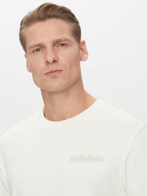 Napapijri Napapijri T-Shirt S-Vanni NP0A4IED Bílá Regular Fit
