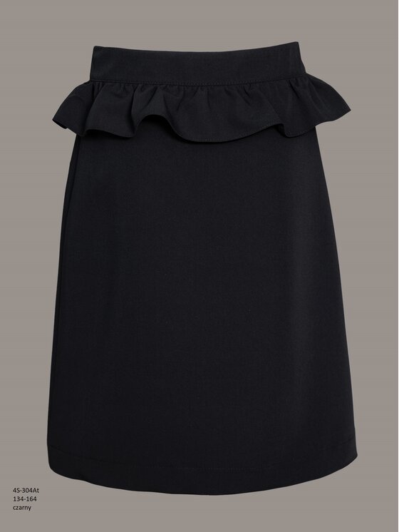 SLY SLY Spódnica 4S-304A Czarny Comfortable Fit