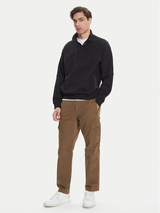 BOSS BOSS Sweatshirt Ze Work 50545753 Schwarz Regular Fit