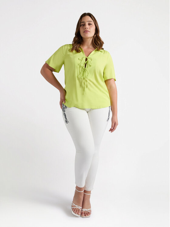 Fiorella Rubino Fiorella Rubino Blusa 2760T002253N005 Verde Regular Fit