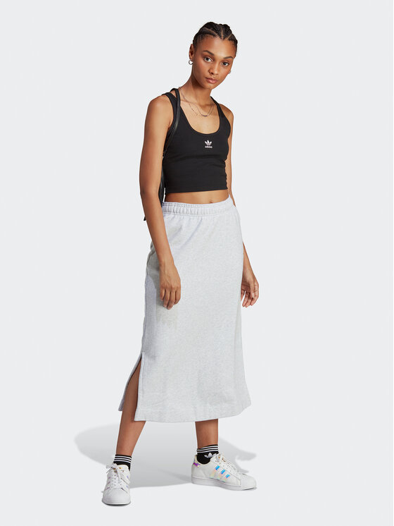 adidas топ Adicolor Essentials Rib Tank Top IB7324 Черен Slim Fit ...